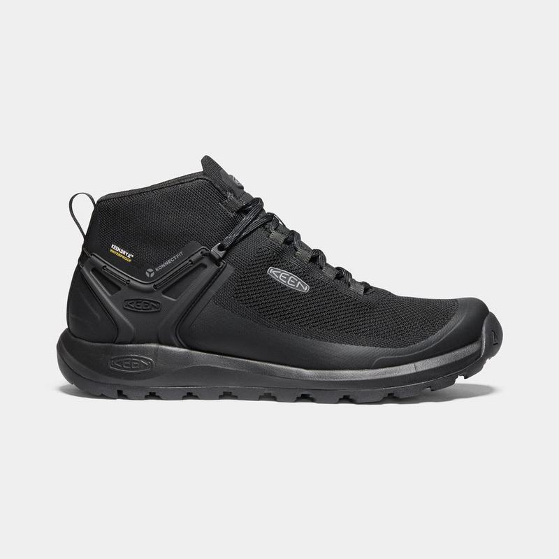 Botas Keen Citizen Evo Mid Waterproof Para Hombre Negros - Botas Keen Mexico (046582-DCS)